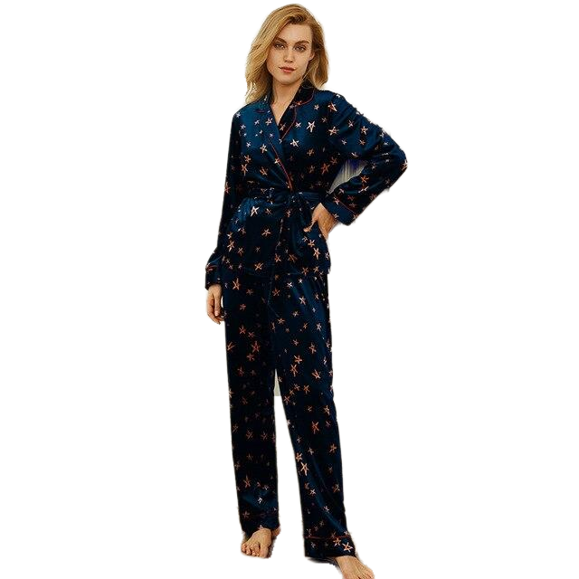 Cammie pijamas print night sky with star CammieJO